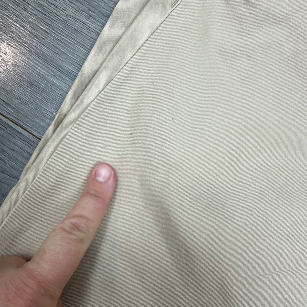 American Eagle Artist Low Rise Khaki Pants Women's 6R Stretch Beige Chino - Picture 5 of 16